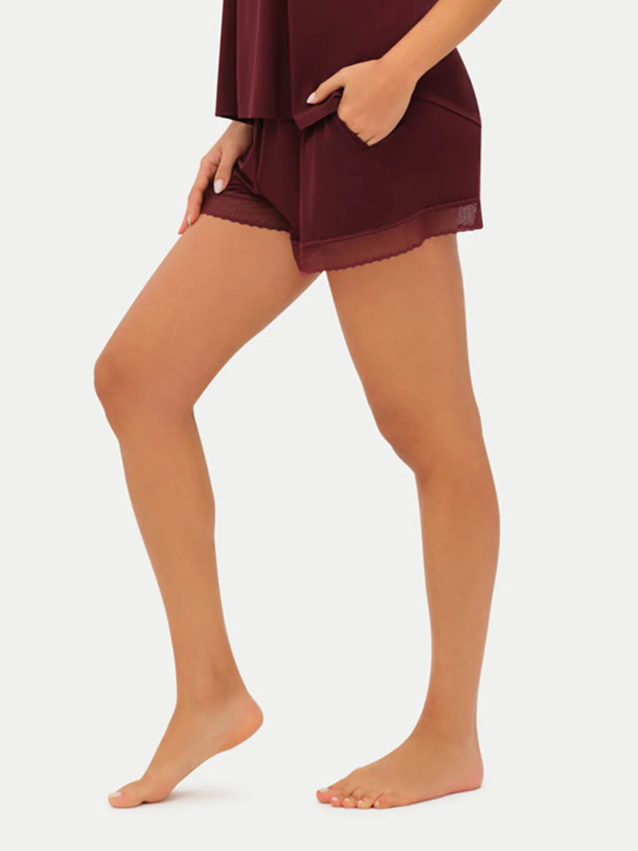 Bamboo Lace Cami Shorts - Image 15