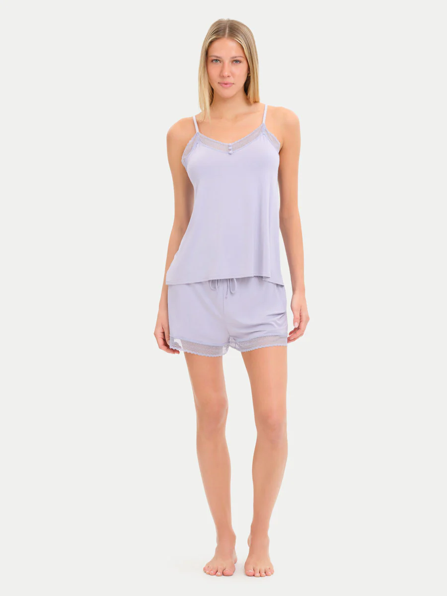 Bamboo Lace Cami Shorts - Image 72