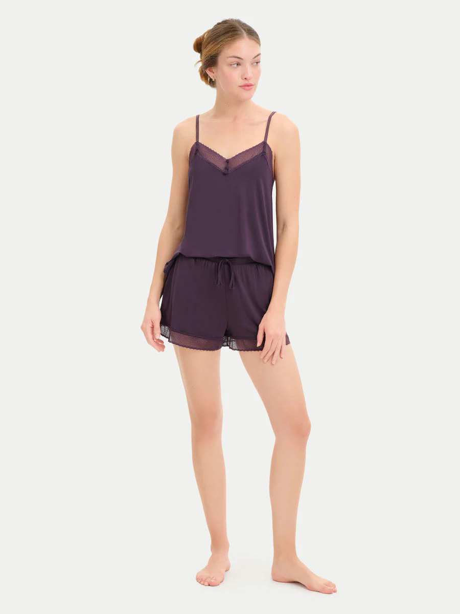 Bamboo Lace Cami Shorts - Image 80