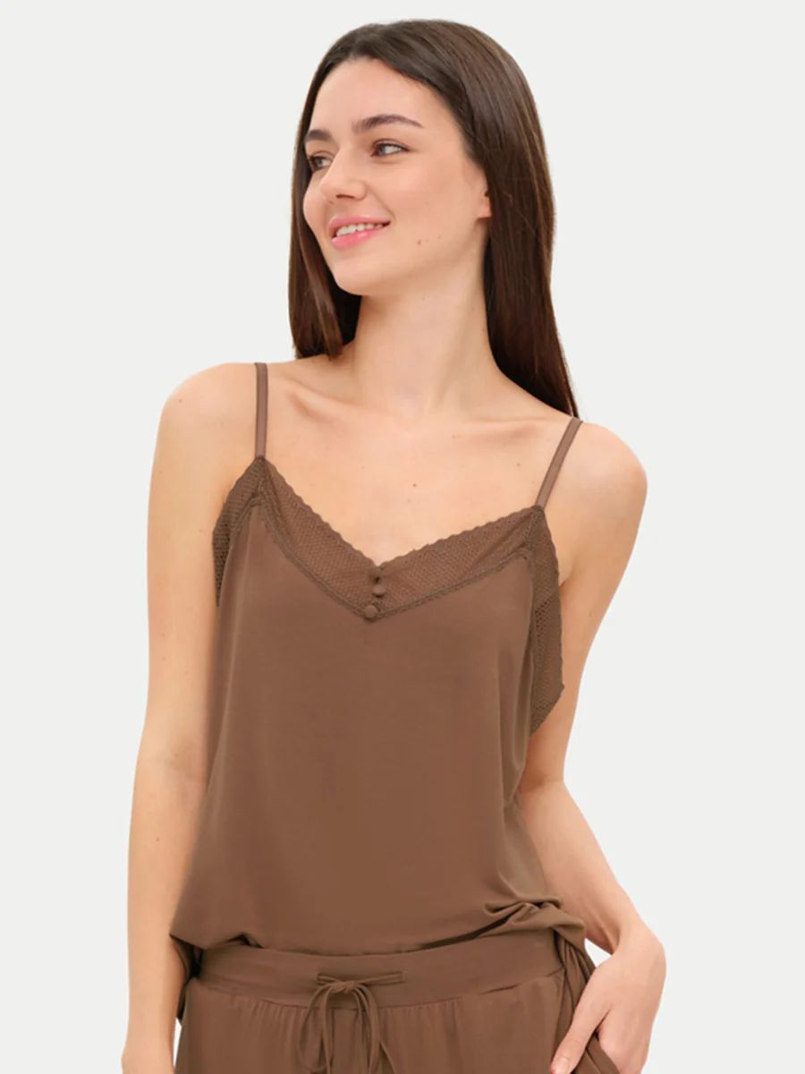 Bamboo Lace Cami Top - Image 75