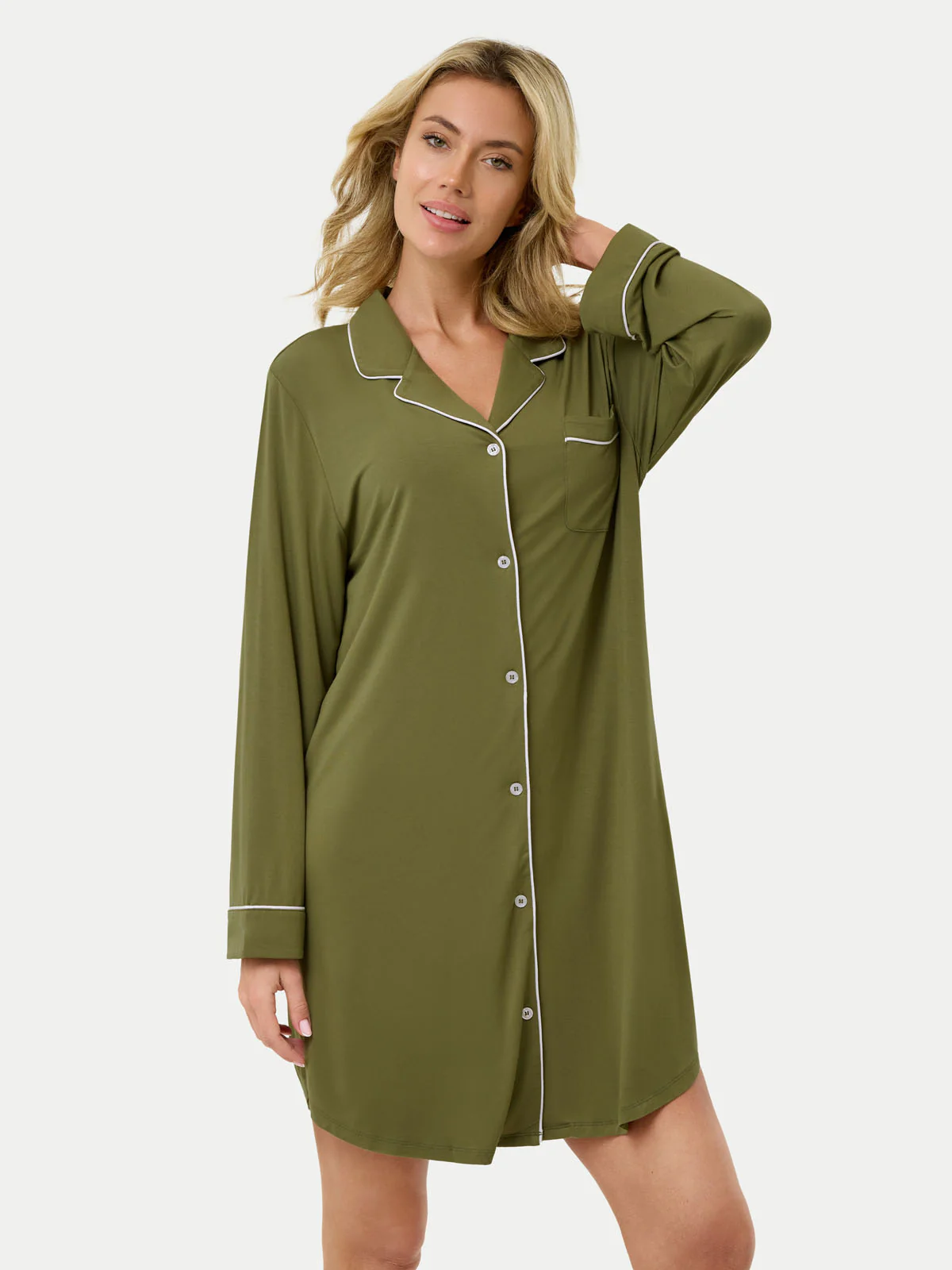 Bamboo Pajama Nightshirt - Image 46