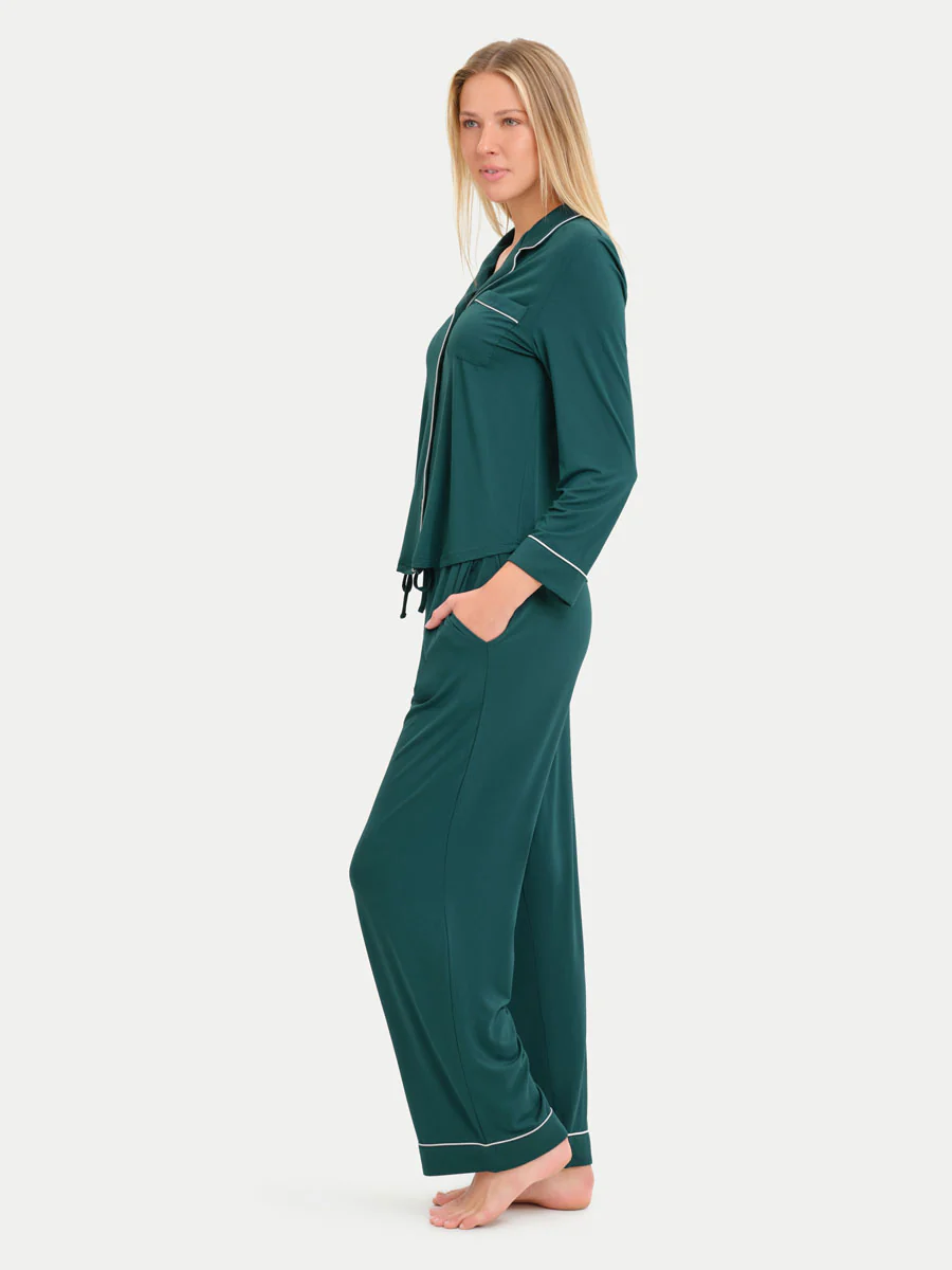 Long Sleeve Bamboo Pajama Shirt - Image 116
