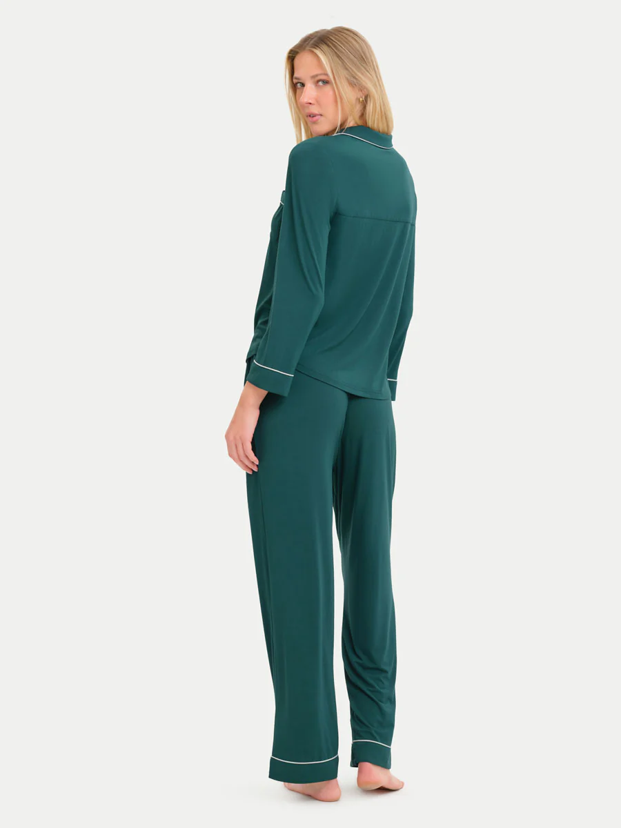 Long Sleeve Bamboo Pajama Shirt - Image 117