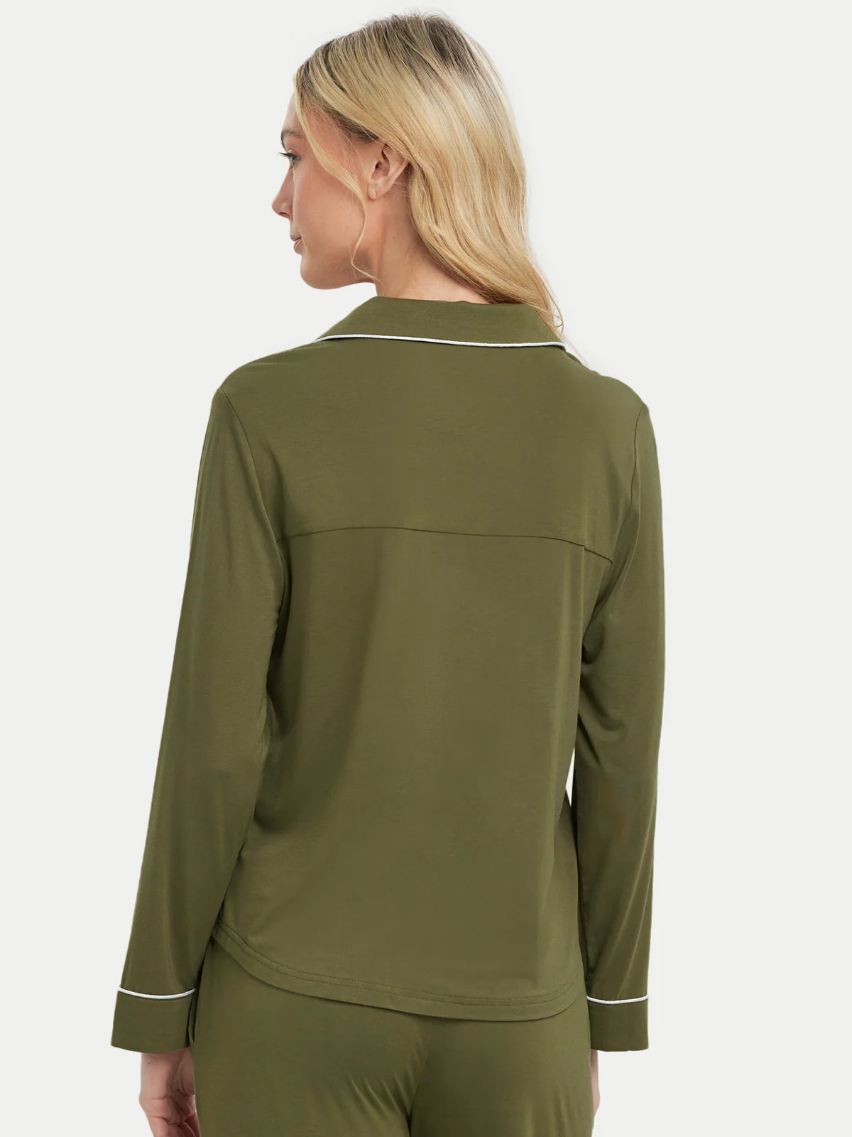 Long Sleeve Bamboo Pajama Shirt - Image 37