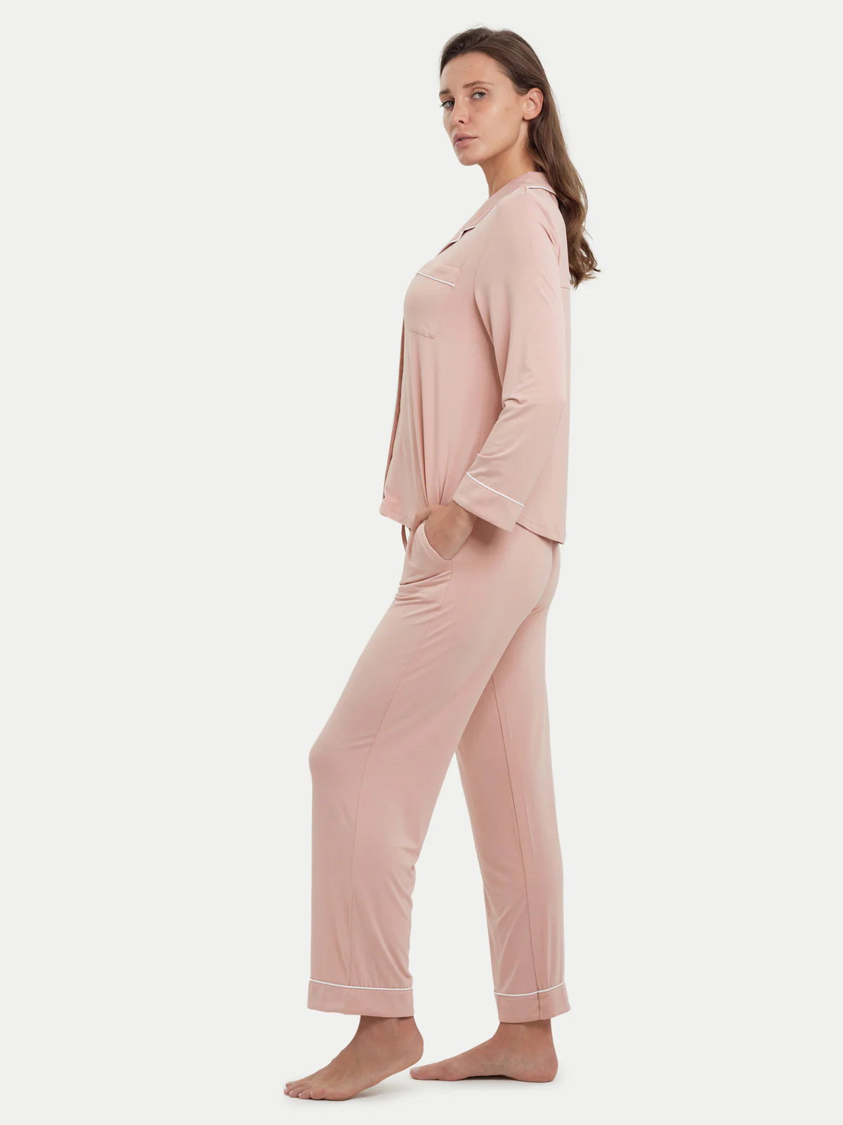 Long Sleeve Bamboo Pajama Shirt - Image 5
