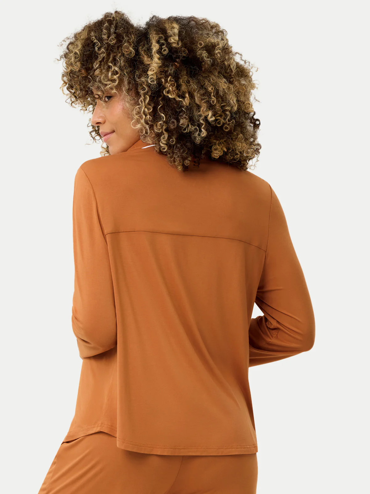 Long Sleeve Bamboo Pajama Shirt - Image 78
