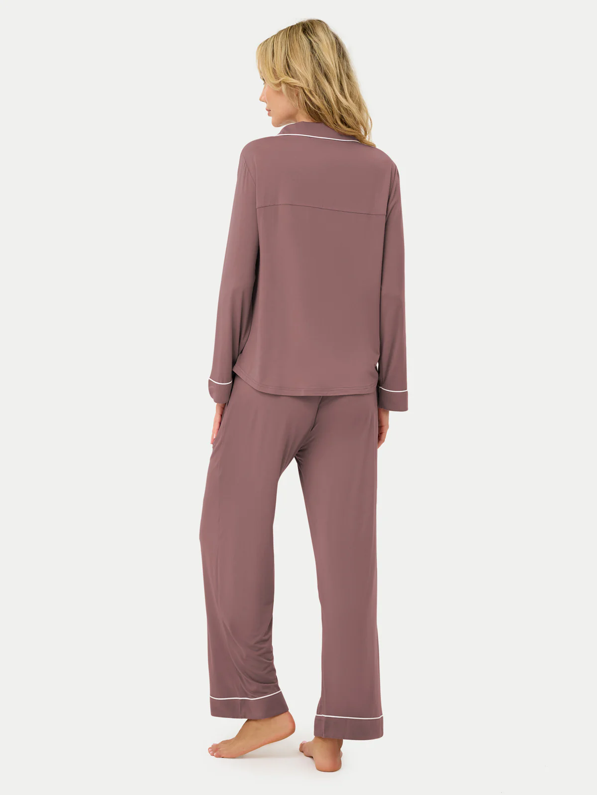 Long Sleeve Bamboo Pajama Shirt - Image 98