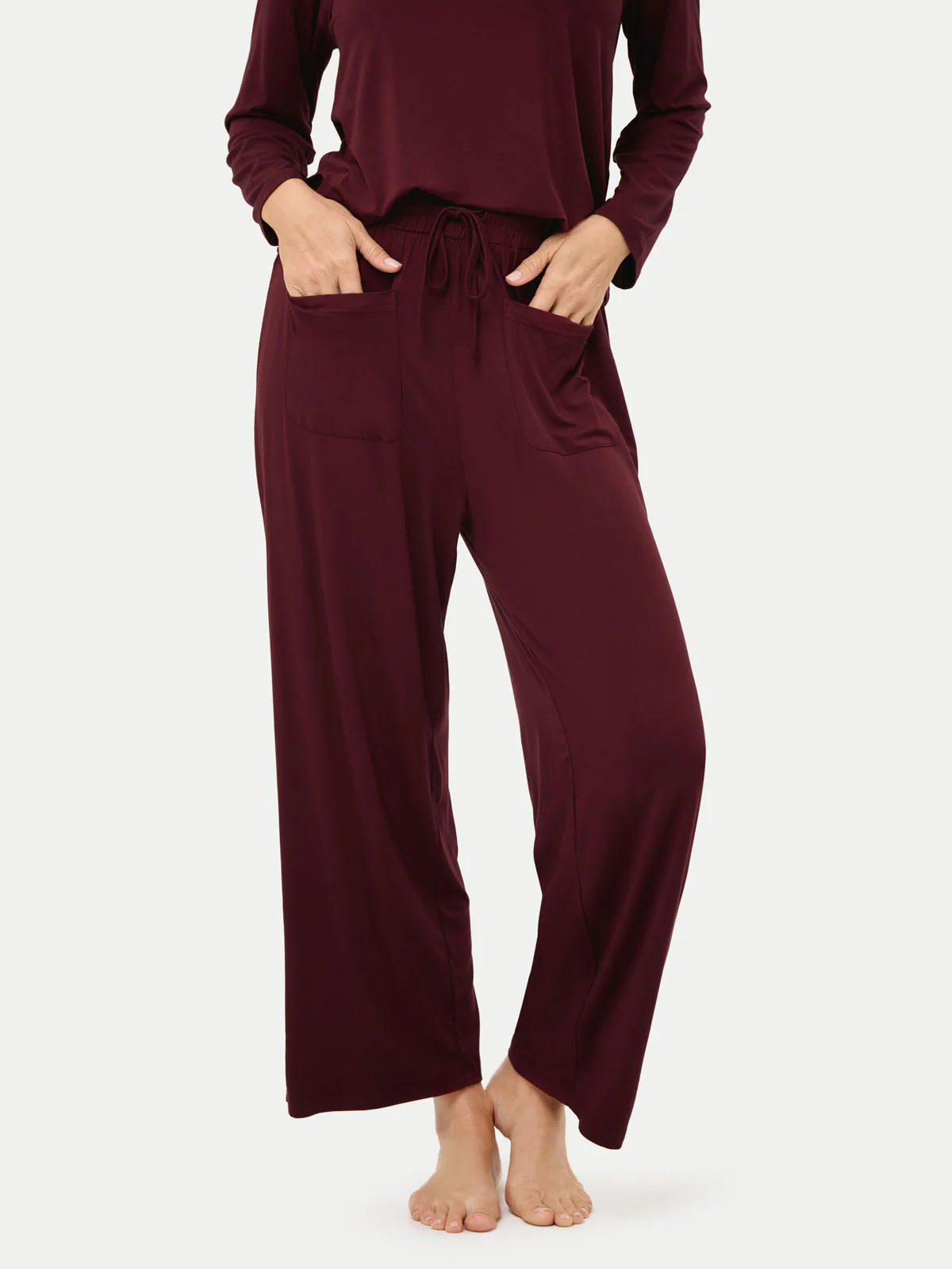 Long Sleeve Bamboo Slouchy PJs Set - Image 60