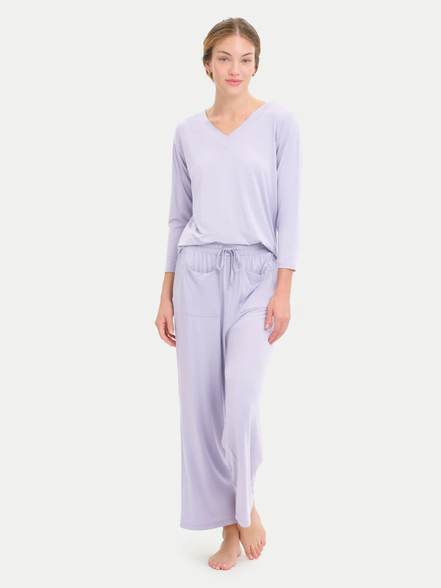 Long Sleeve Bamboo Slouchy PJs Set - Image 89