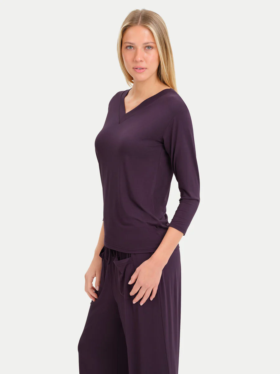 Long Sleeve Bamboo Slouchy PJs Set - Image 97