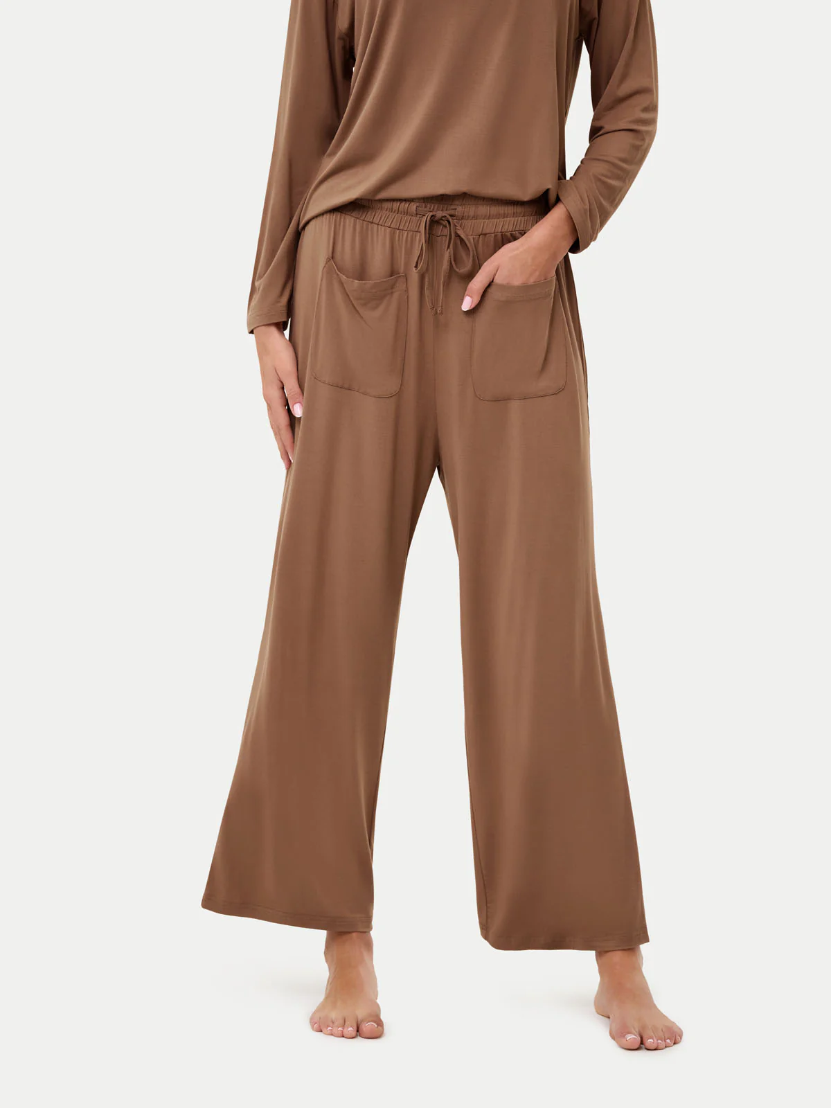 Long Sleeve Bamboo Slouchy PJs Set - Image 45