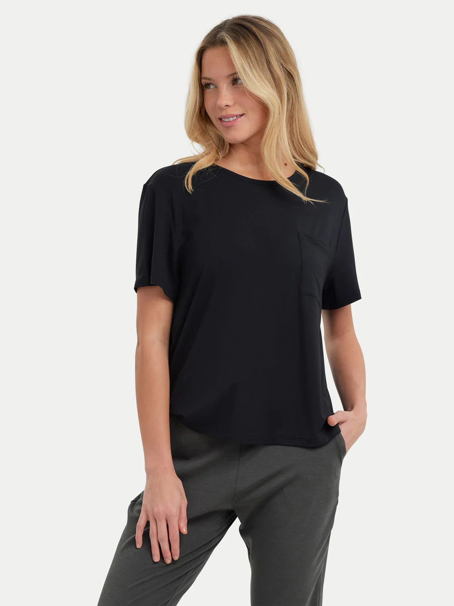 Short Sleeve Bamboo Relaxed Tee - Image 15