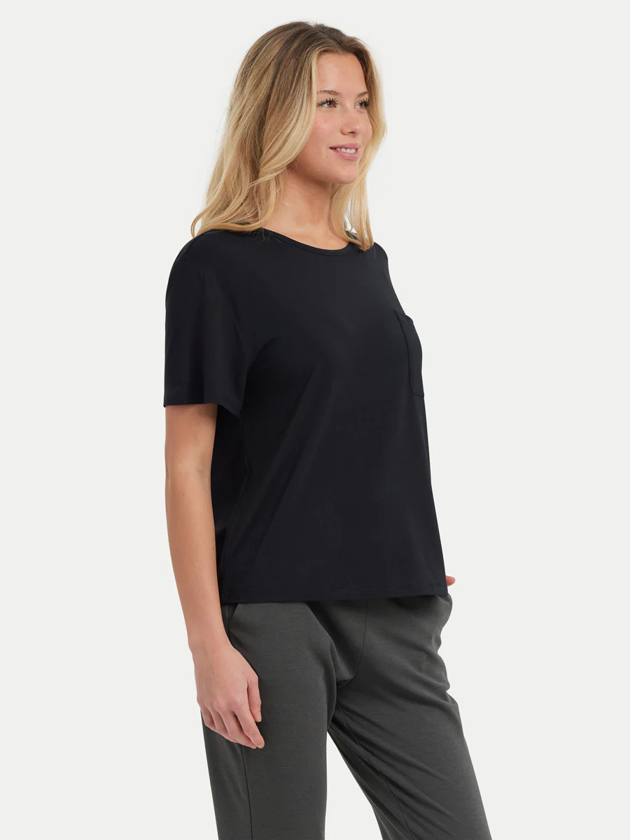Short Sleeve Bamboo Relaxed Tee - Image 17