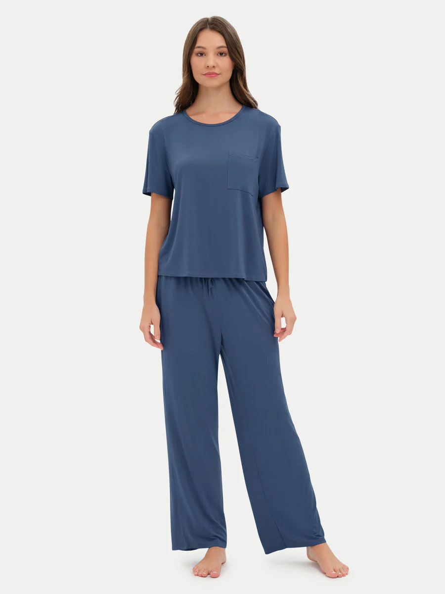 Short Sleeve Bamboo Relaxed Tee - Image 30