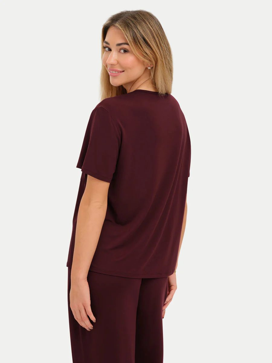 Short Sleeve Bamboo Relaxed Tee - Image 43