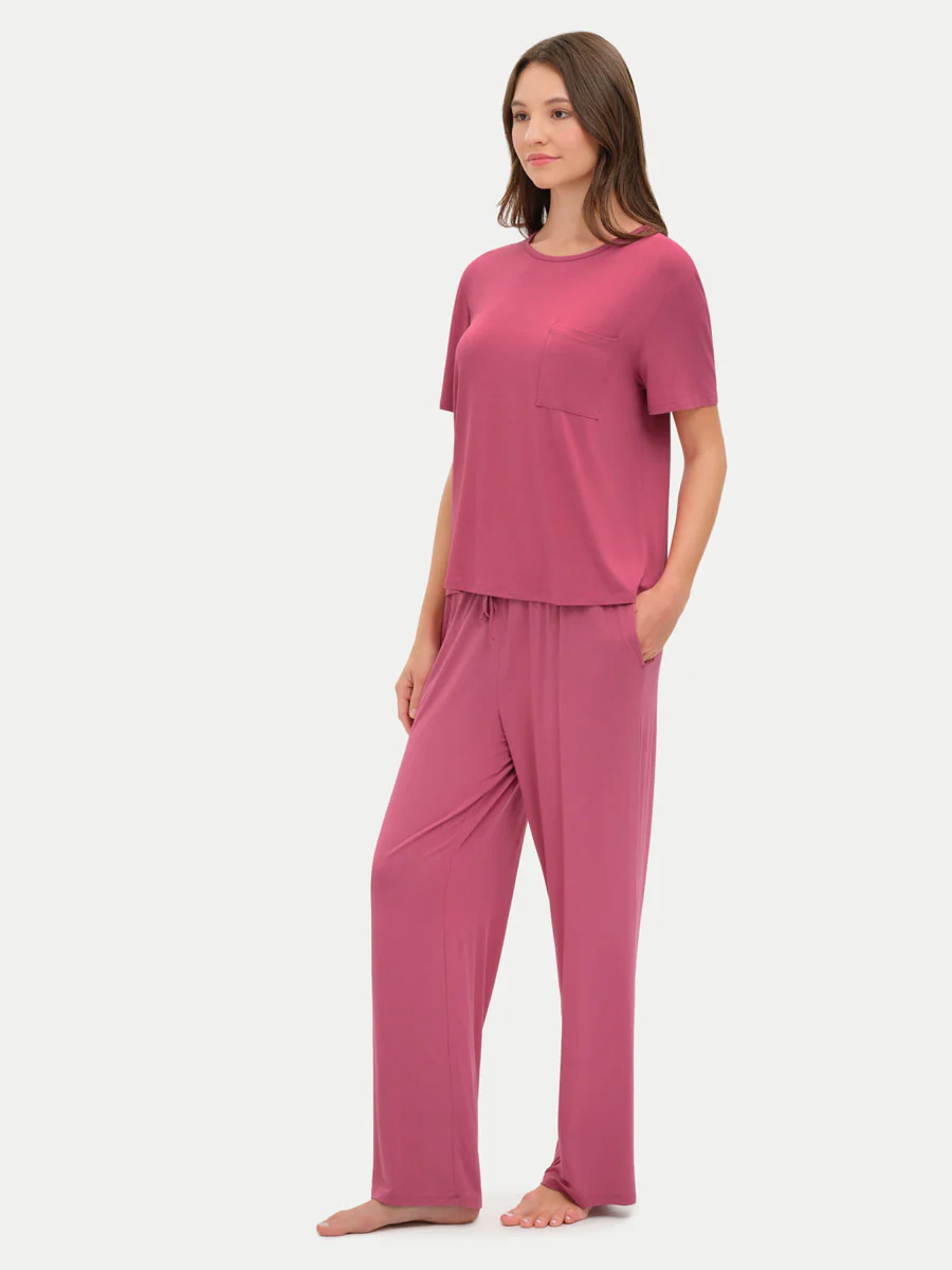 Short Sleeve Bamboo Relaxed Tee - Image 49