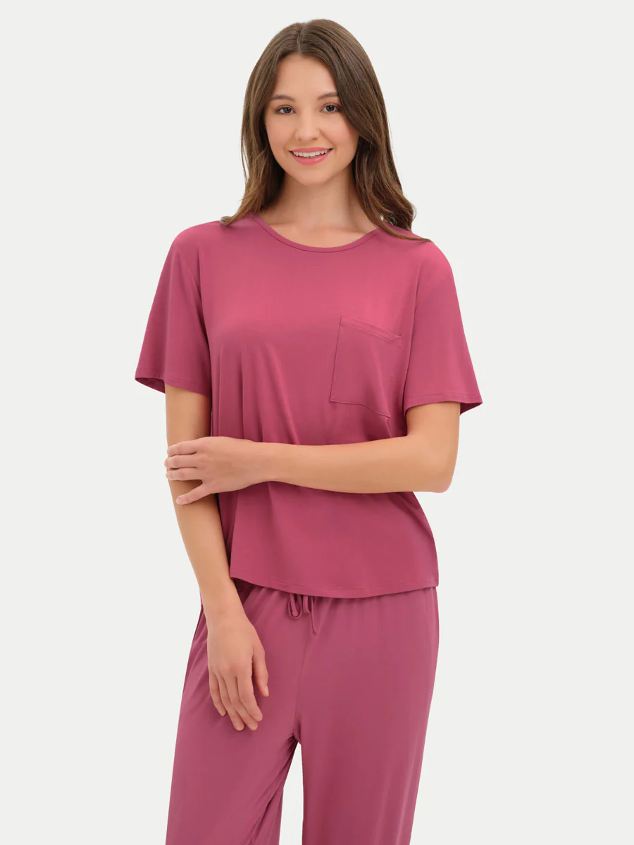 Short Sleeve Bamboo Relaxed Tee - Image 51