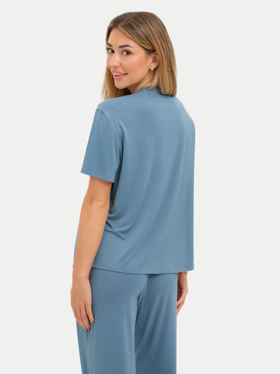 Short Sleeve Bamboo Relaxed Tee - Image 63