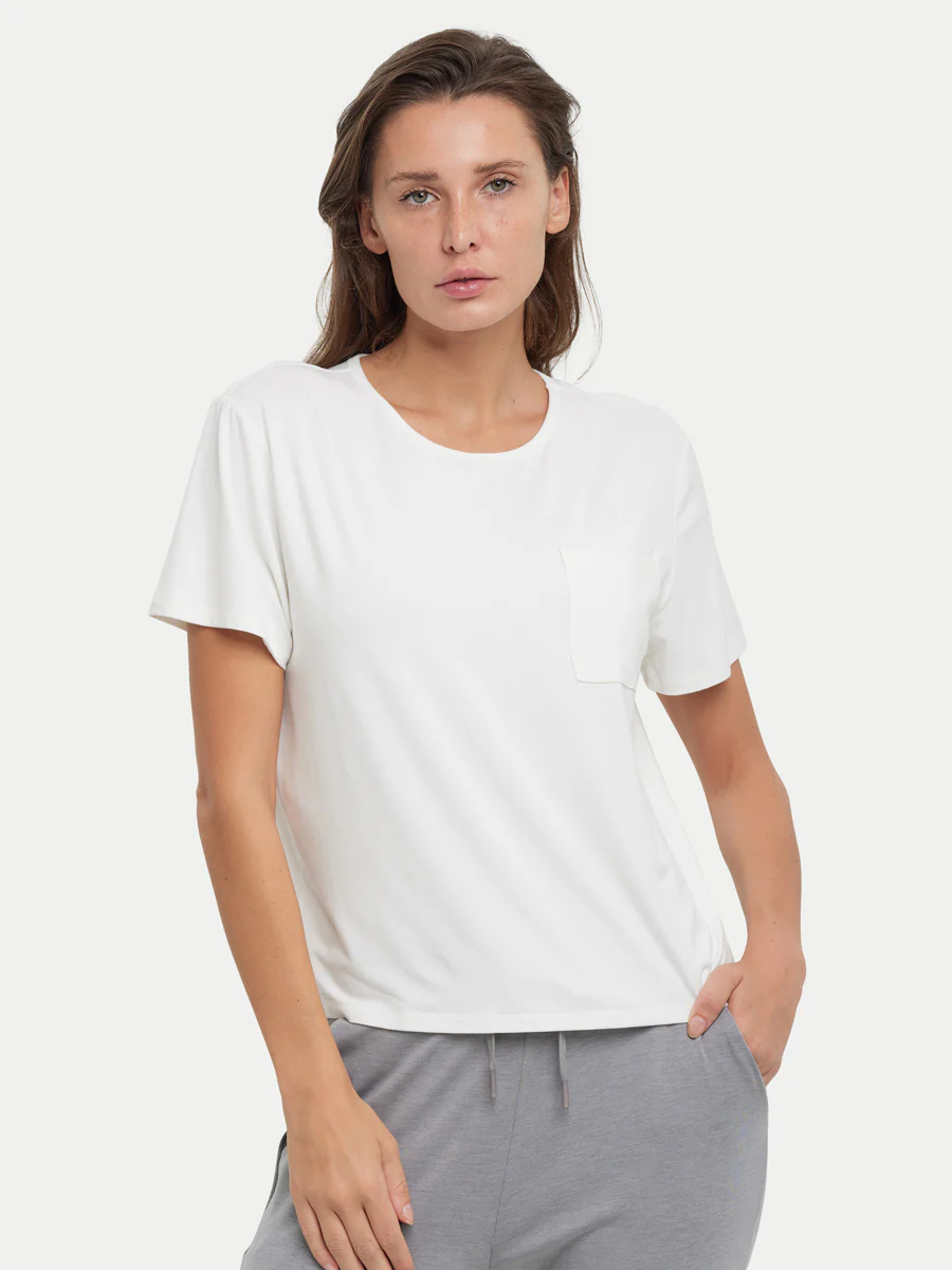 Short Sleeve Bamboo Relaxed Tee - Image 70