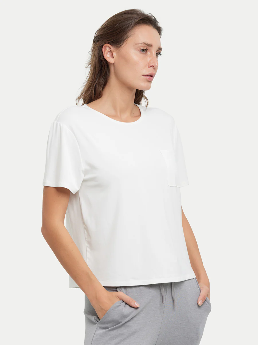 Short Sleeve Bamboo Relaxed Tee - Image 72