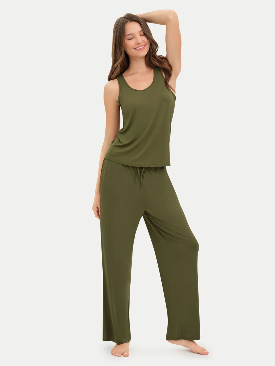 Sleeveless Bamboo Tank Top - Image 33