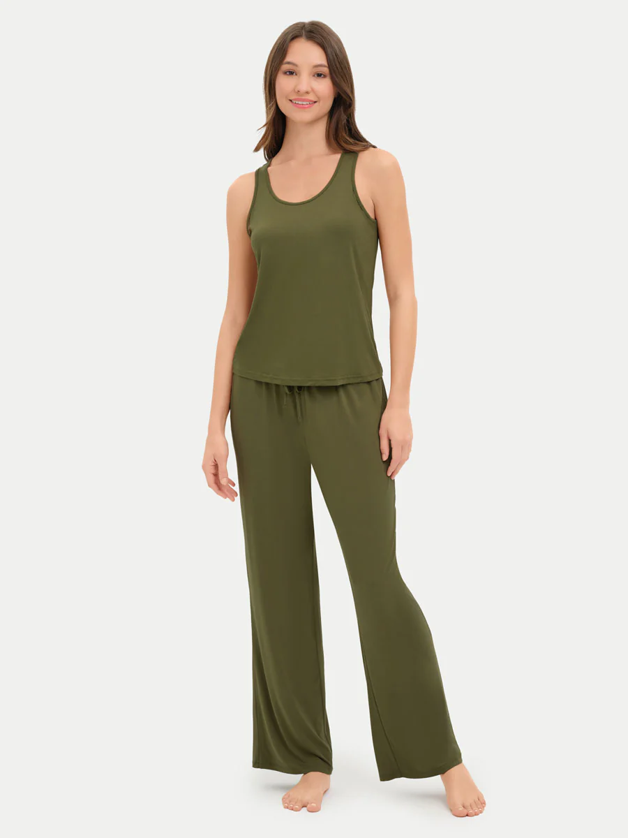 Sleeveless Bamboo Tank Top - Image 36