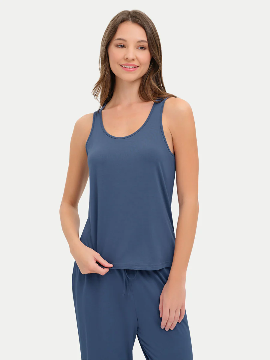 Sleeveless Bamboo Tank Top - Image 40