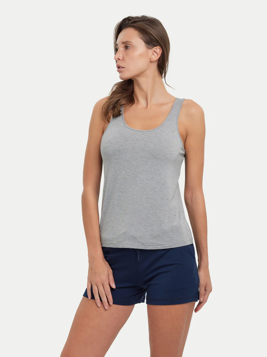 Sleeveless Bamboo Tank Top - Image 86