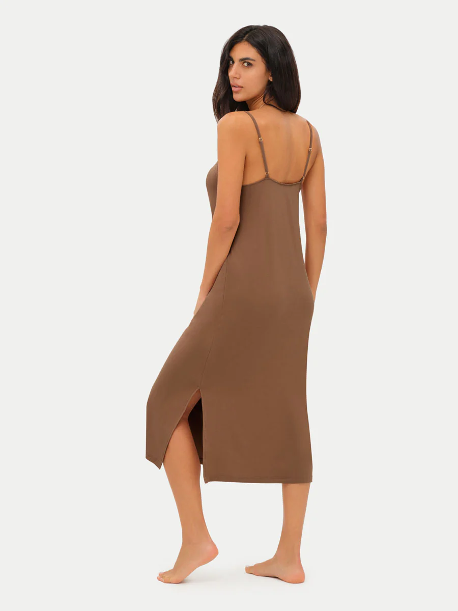 Sleeveless Long Bamboo Sleepshirt - Image 10