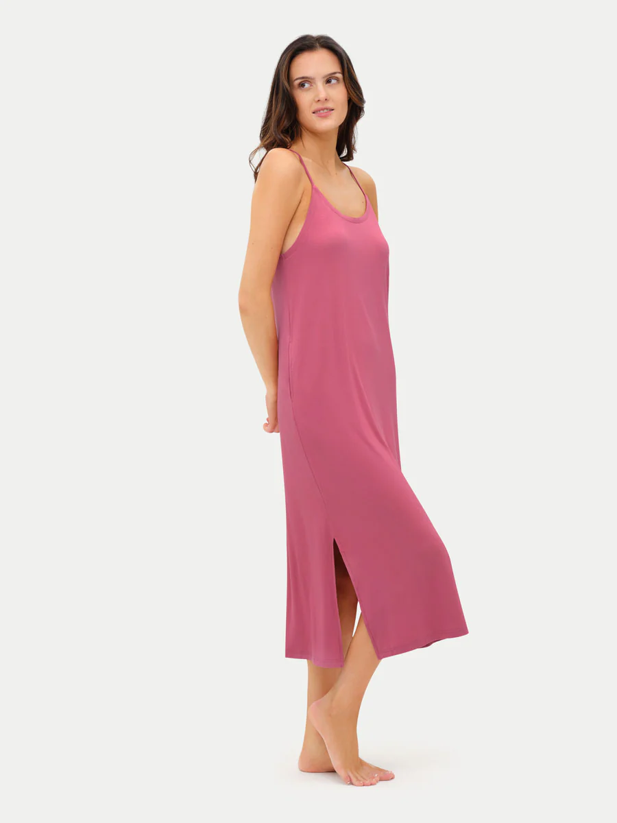 Sleeveless Long Bamboo Sleepshirt - Image 14