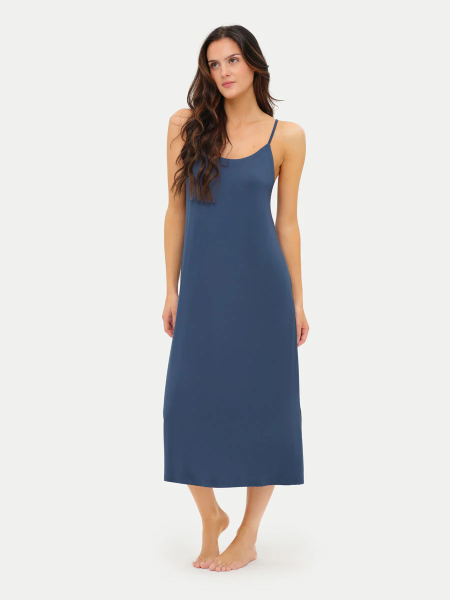 Sleeveless Long Bamboo Sleepshirt - Image 20