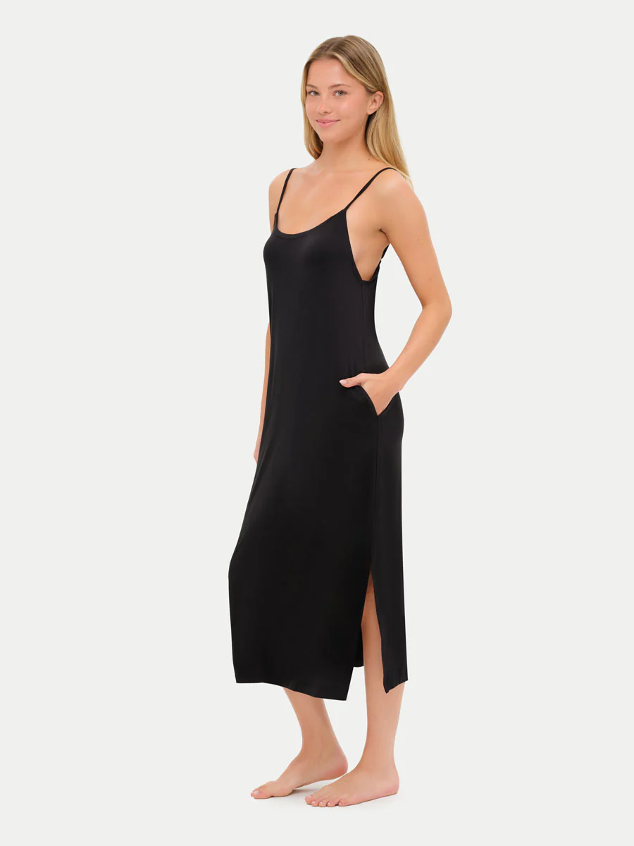 Sleeveless Long Bamboo Sleepshirt - Image 27
