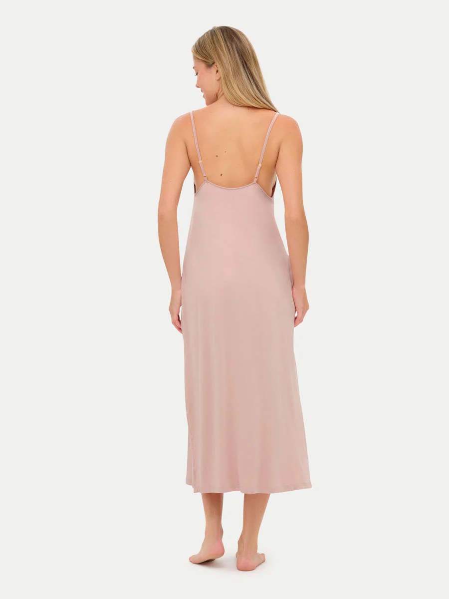 Sleeveless Long Bamboo Sleepshirt - Image 33