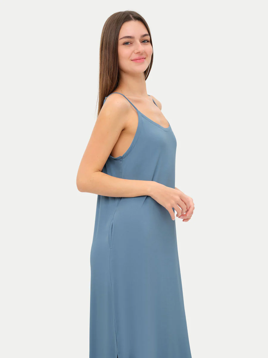 Sleeveless Long Bamboo Sleepshirt - Image 39
