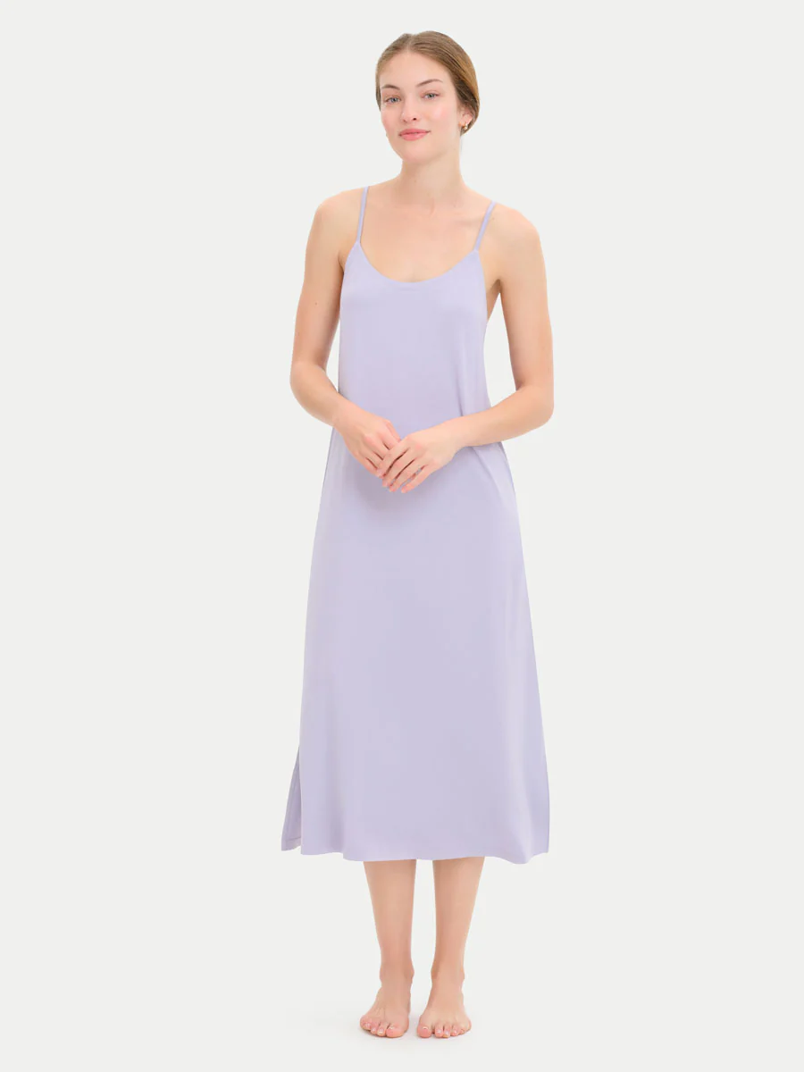 Sleeveless Long Bamboo Sleepshirt - Image 65