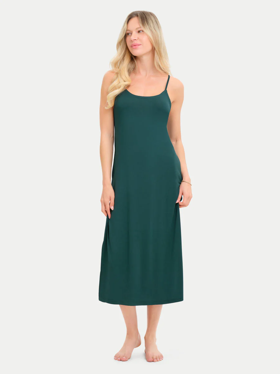 Sleeveless Long Bamboo Sleepshirt - Image 76