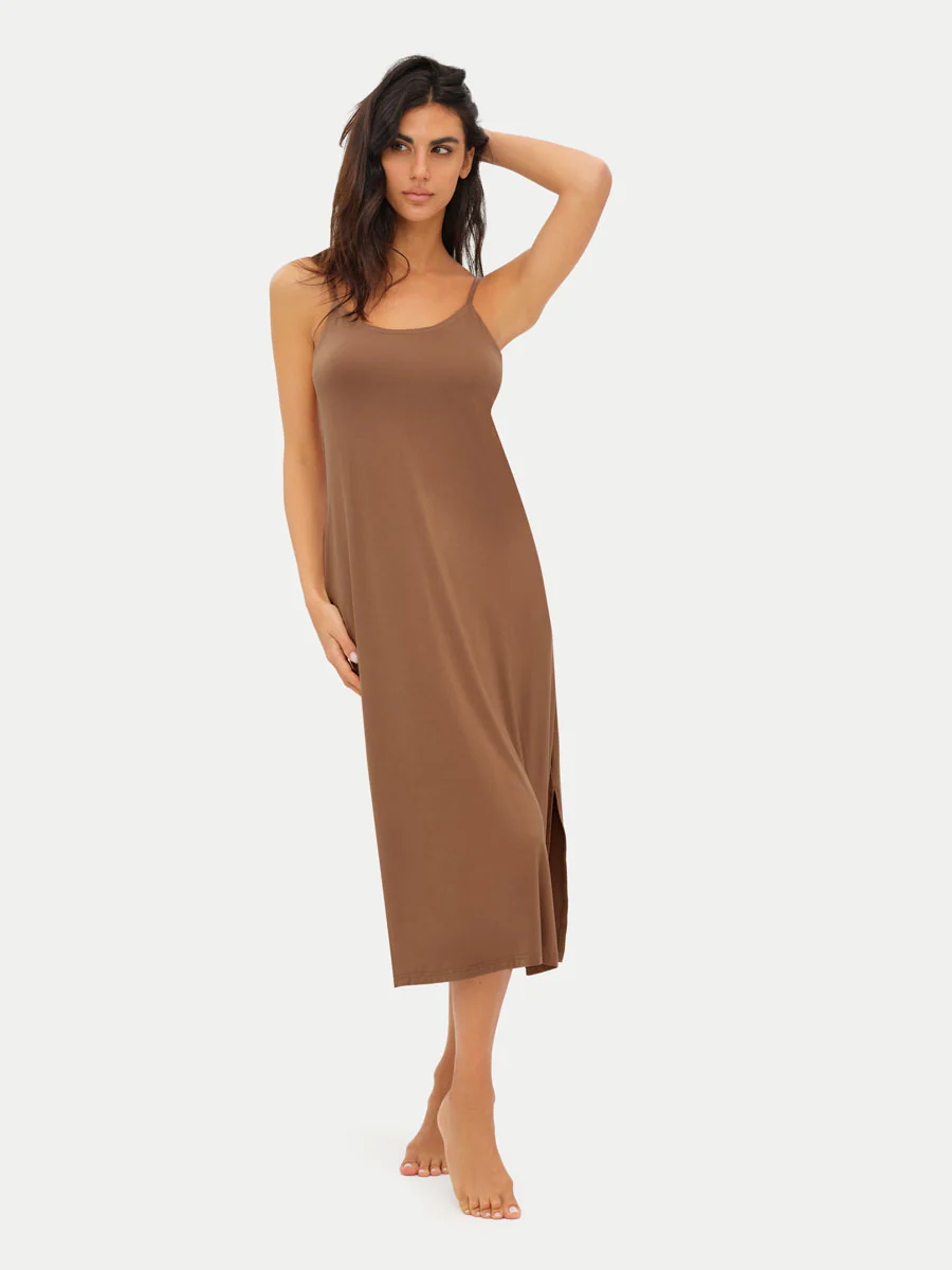 Sleeveless Long Bamboo Sleepshirt - Image 8