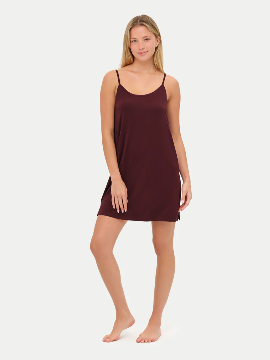 Sleeveless Short Bamboo Sleepshirt - Image 38