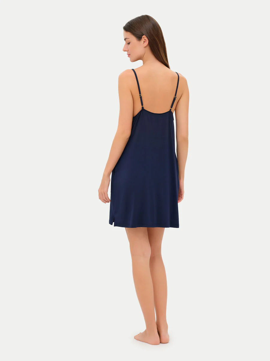 Sleeveless Short Bamboo Sleepshirt - Image 60